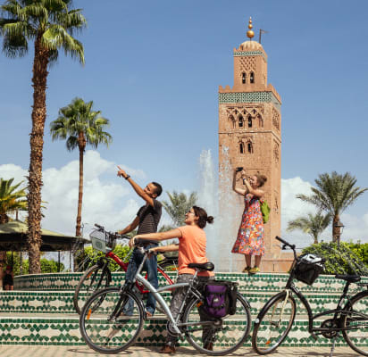 bike in the city