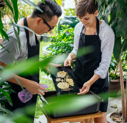 Traditional Thai Gold Leaf Painting Workshop Withlocals