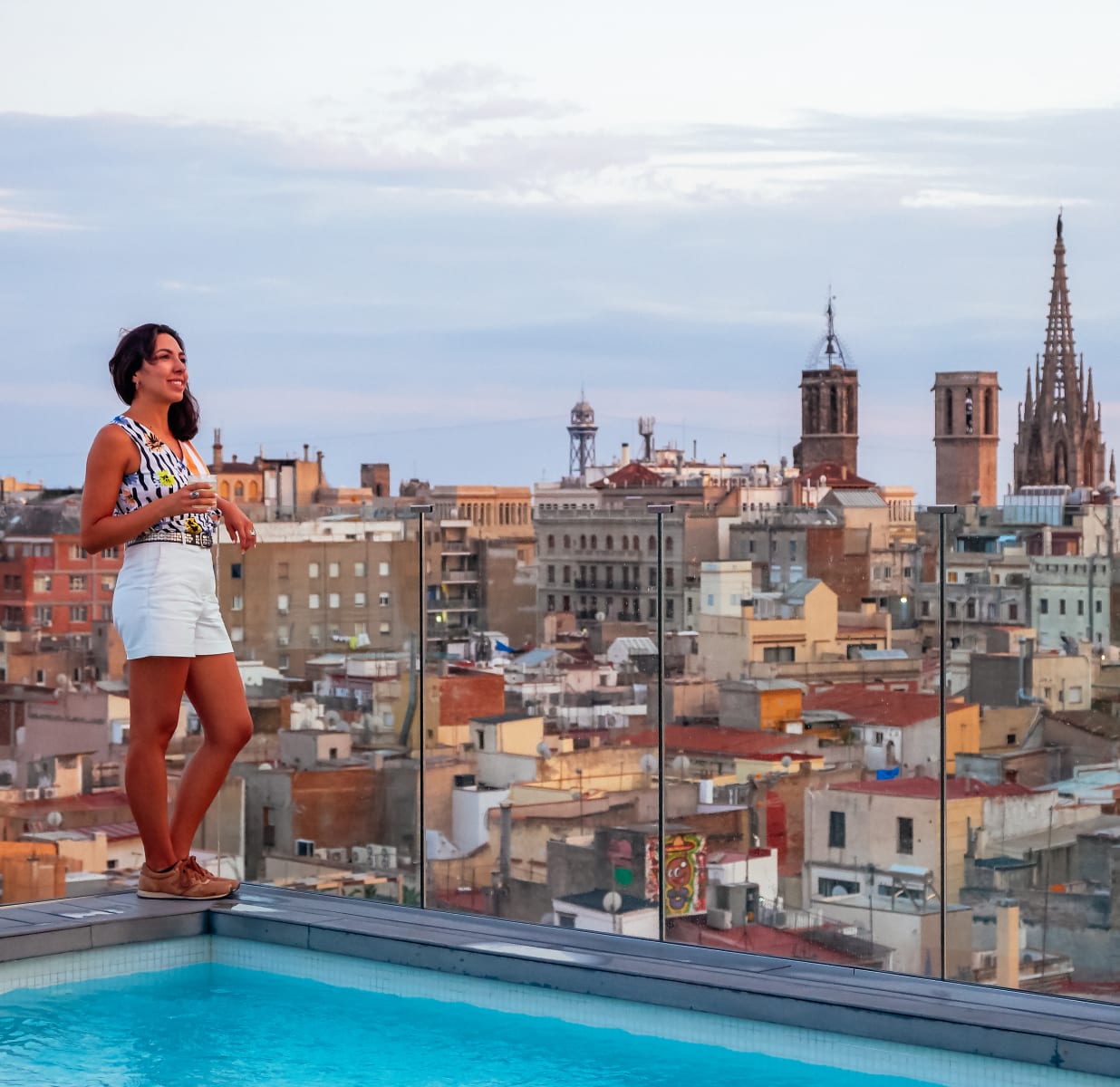 Barcelona Hidden Gems Secret Passages Rooftop Bar Withlocals
