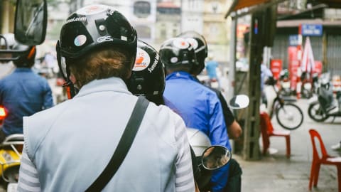 East meets west on a motorbike around Hanoi in Hanoi - 3e96711bbad7e62d78b160cb92106f86