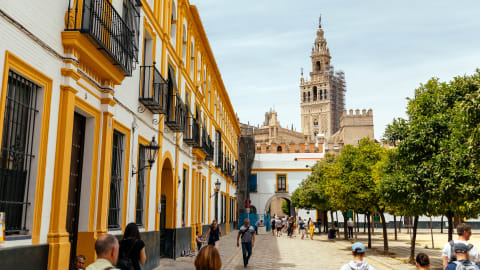 Seville’s Historic Heart: Alcázar, Jewish Quarter & Cathedral Tour in Seville - Alcazar_Cathedral_Giralda3.jpg