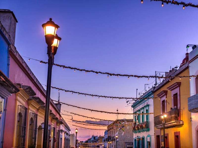 Mexican market scene